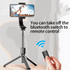 Stabilisateur portable 3 en 1 pour smartphone avec selfie stick et trépied anti-secousse