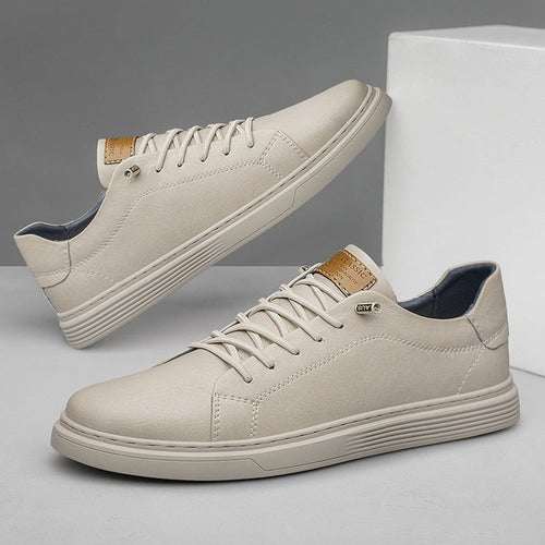 Mens Lace Up Oxford Leather Shoes Yellow Pandora