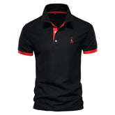 Dropshipping Polo Giraffe Shirt Men Quality Embroidery Summer Short AliExpress