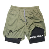 Anime Berserk Head Running Shorts Men Fitness Gym Training 2 in 1 AliExpress
