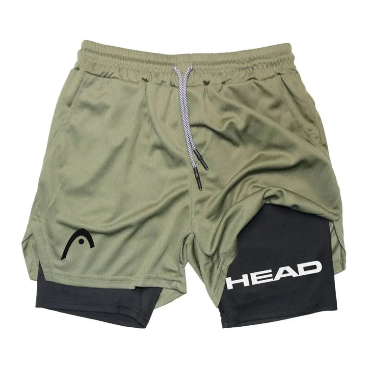 Anime Berserk Head Running Shorts Men Fitness Gym Training 2 in 1 AliExpress