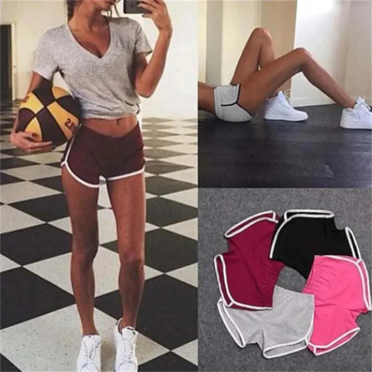 Sports Shorts Women Summer 2024 New Candy Color Anti Emptied Skinny AliExpress