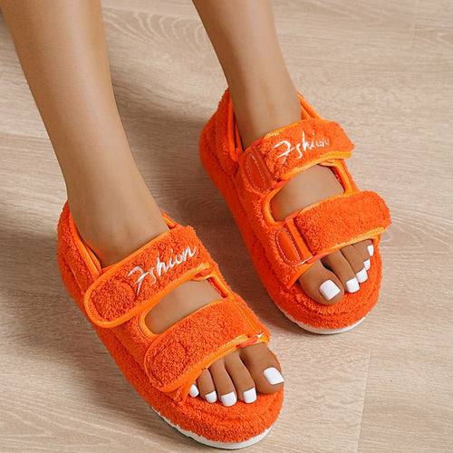 Casual Thick Bottom Women Sandals Green/Orange/Black/Blue Coffee Jasper