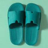 Luxury designer Beach slippers Raspberry Eurybia