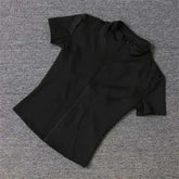 Casual Slim Sports Coat For Women Short Sleeve Solid Zipper Tops AliExpress