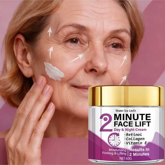 2-Minute Instant Lift Cream with Retinol & Collagen | Day & Night Moisturizing for Firmer, Sculpted Look | Winter Skin Revival