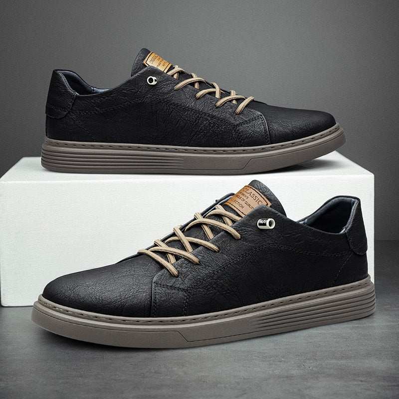 Mens Lace Up Oxford Leather Shoes Yellow Pandora