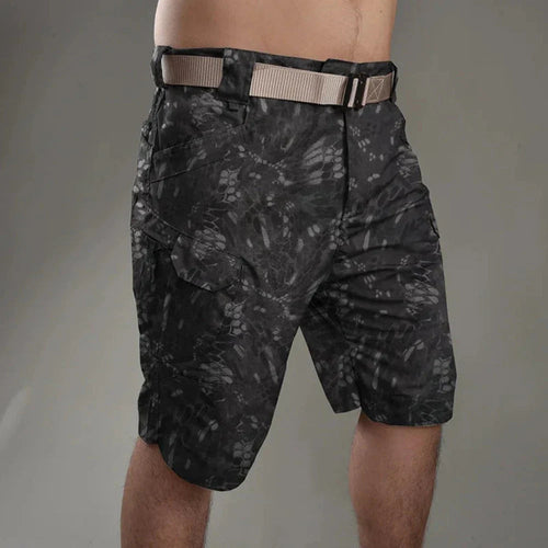 Mens Quick Dry Outdoor Cargo Shorts Yellow Pandora