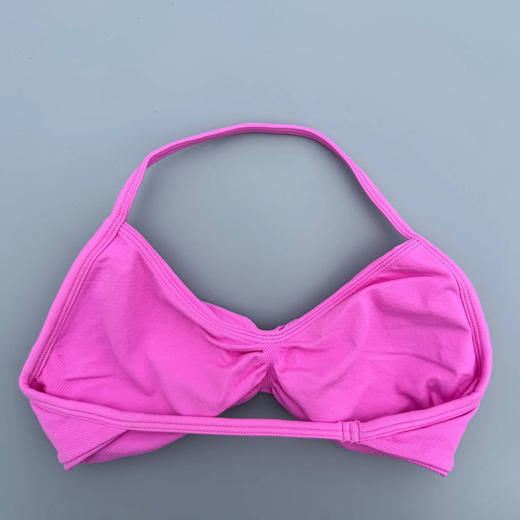 AURA SHARK Strappy Bra Gym Top Women High Support Thin Strap Seamless AliExpress