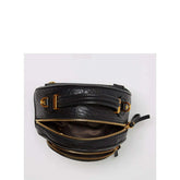 Small Black Leather Backpack Purse for Women Convertible Crossbody Bag Amethyst Mnemosyne