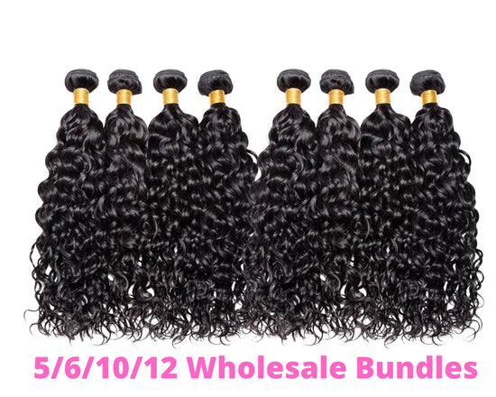 Wholesale 5/6/10/12 Bundles Brazilian Jerry Curl 10A Grade Human Hair Cerise Alfie