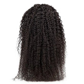 13x4 HD Transparent Lace Frontal Kinky Curly Human Hair Wigs 200% Dens Cerise Alfie