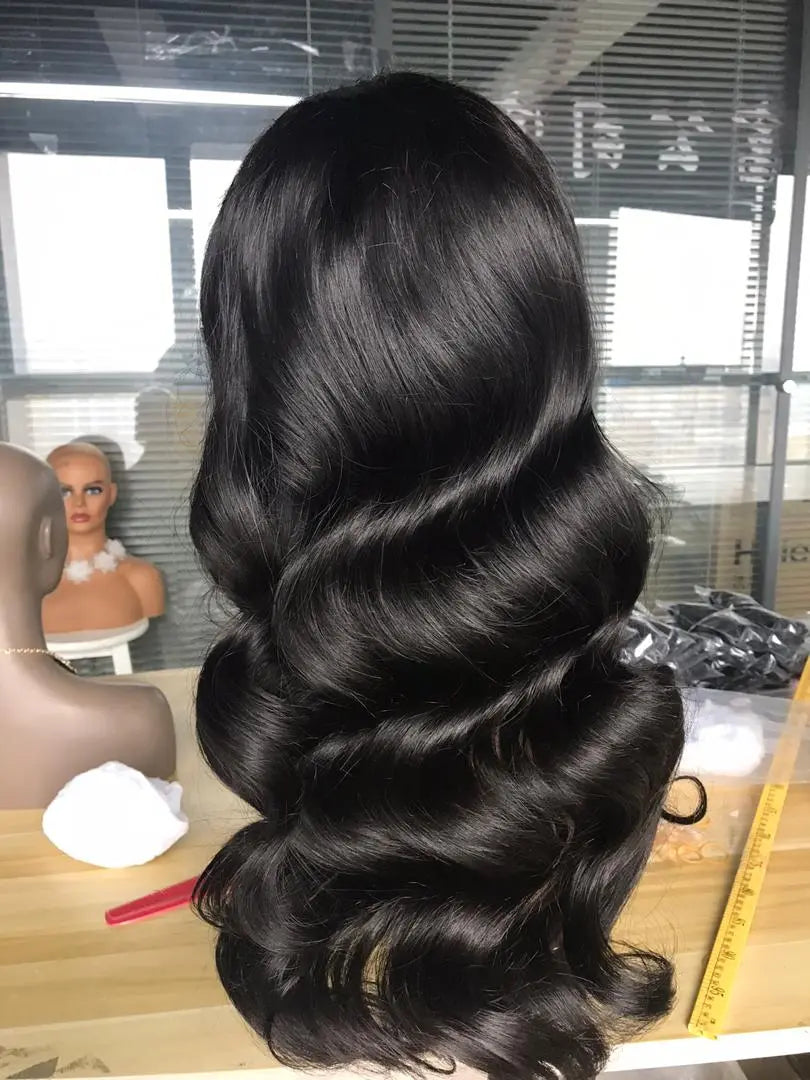 13x4 HD Transparent Lace Frontal Loose Body Wave Human Hair Wigs 180% Cerise Alfie