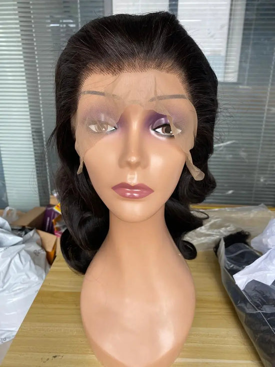 BeuMax Brazilian 13x4 Loose Body Wave Lace Front Human Hair Wigs Cerise Alfie