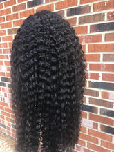 180% Density Full 4x4 Transparent Lace Front Jerry Curl Human Hair Wig Cerise Alfie