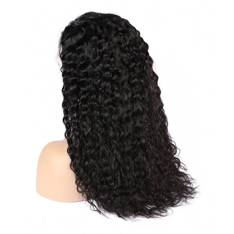 13x4 HD Transparent Lace Frontal Deep Wave Human Hair Wigs 200% Densit Cerise Alfie