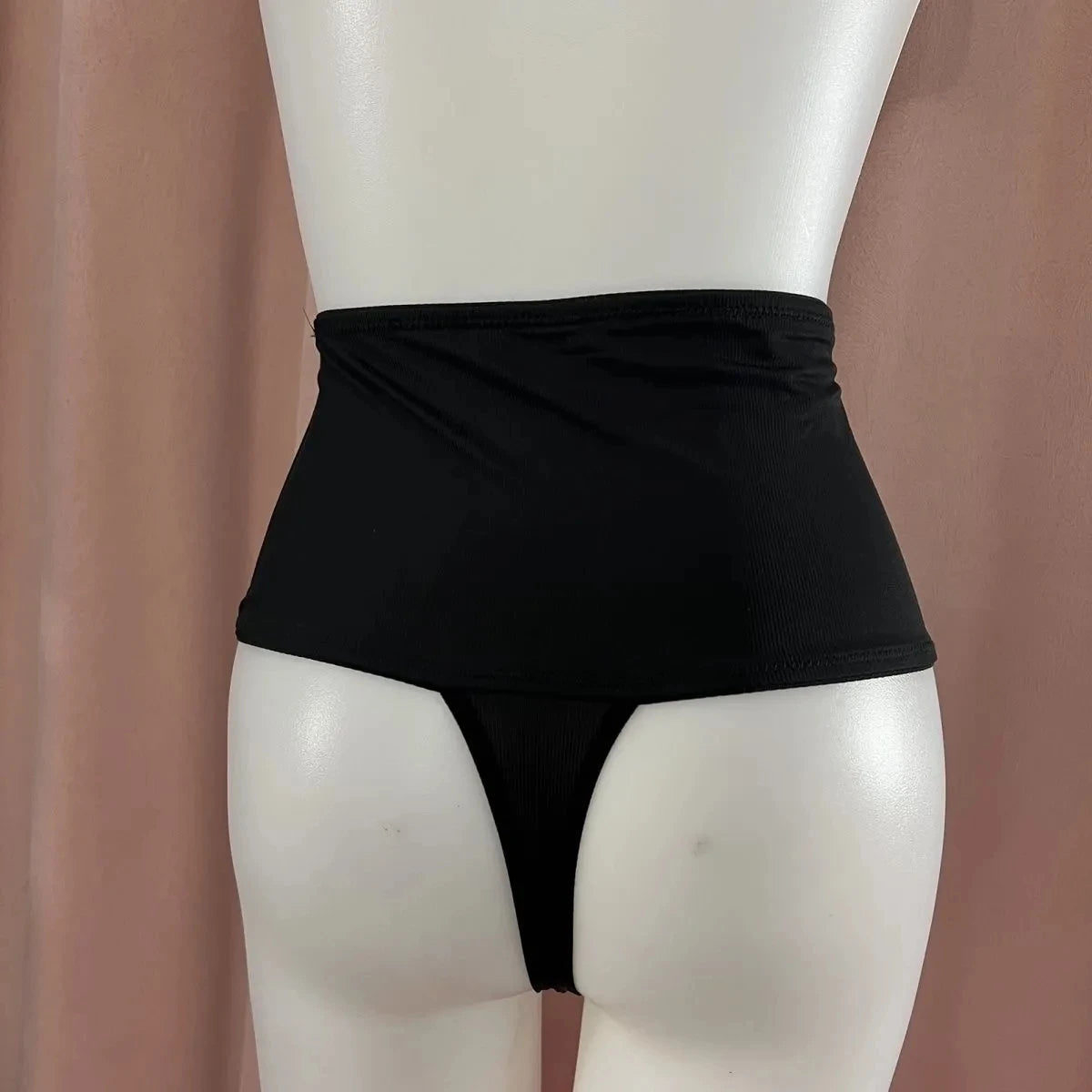 Women Big Elastic High Waist Panties Briefs Black-T Breathable Briefs Intimates Shapewear Panties Erotic Lingerie Slim Thongs Khamik Shop Online
