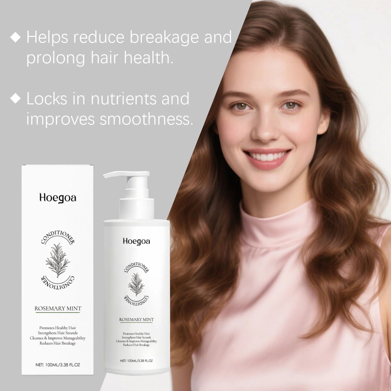 Rosemary Mint Shampoo Conditioner Anti-Hair Loss Hair Growth Scalp Cleansing Oil Control anti Dandruff Nourishing Hair Shampoo