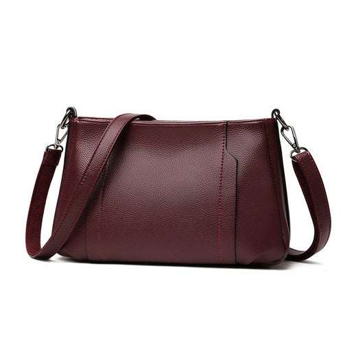 Large-capacity Urban Simplicity Bag For Middle-aged Women Maroon Asteria