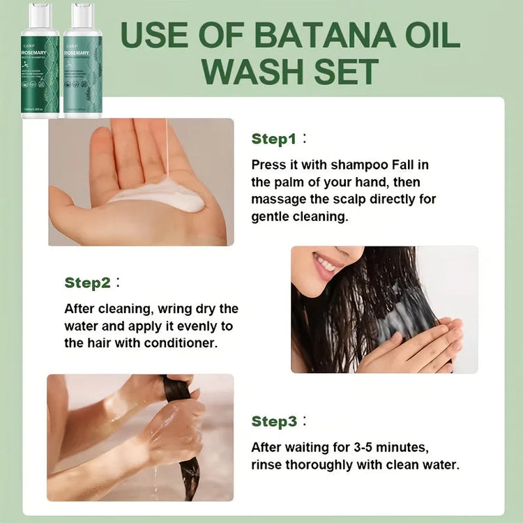 GSWP Rosemary Biotin Shampoo Conditioner Set, Including Rosemary, Biotin and Other Formulas, Deep Cleaning and Maintenance.200ml Khamik Shop Online