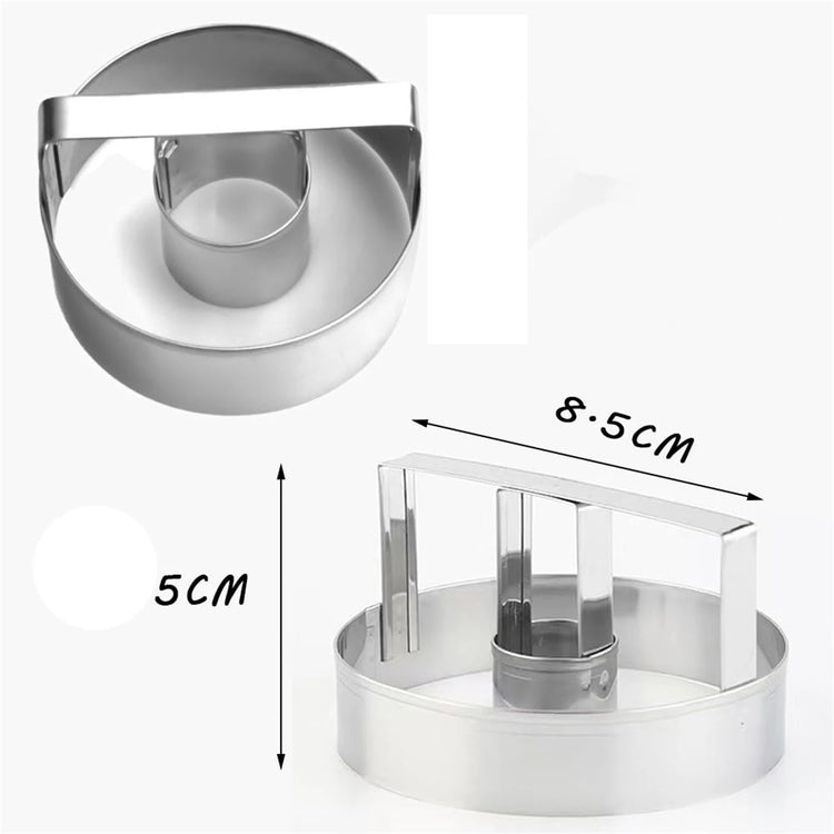 Stainless Steel Cookie Cutter Kitchen Baking Round Donut Mold Daily Durable Multi Functional Baking Mold Home Diy Dessert Tool Khamik Shop Online