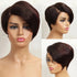 Blond 27 Pixie Cut Bob Wigs Lace Front T Part Human Hair Wigs For Nature Black Dark Brazilian 613 Straight Remy Human Hair Wigs Khamik Shop Online
