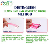 RESIO Color  8D Tip Hair Extensions 100% Real Human Hair Microbeads Extensions Color Purple Blue Pink Gray 18-20inch 0.5g/Strand Khamik Shop Online