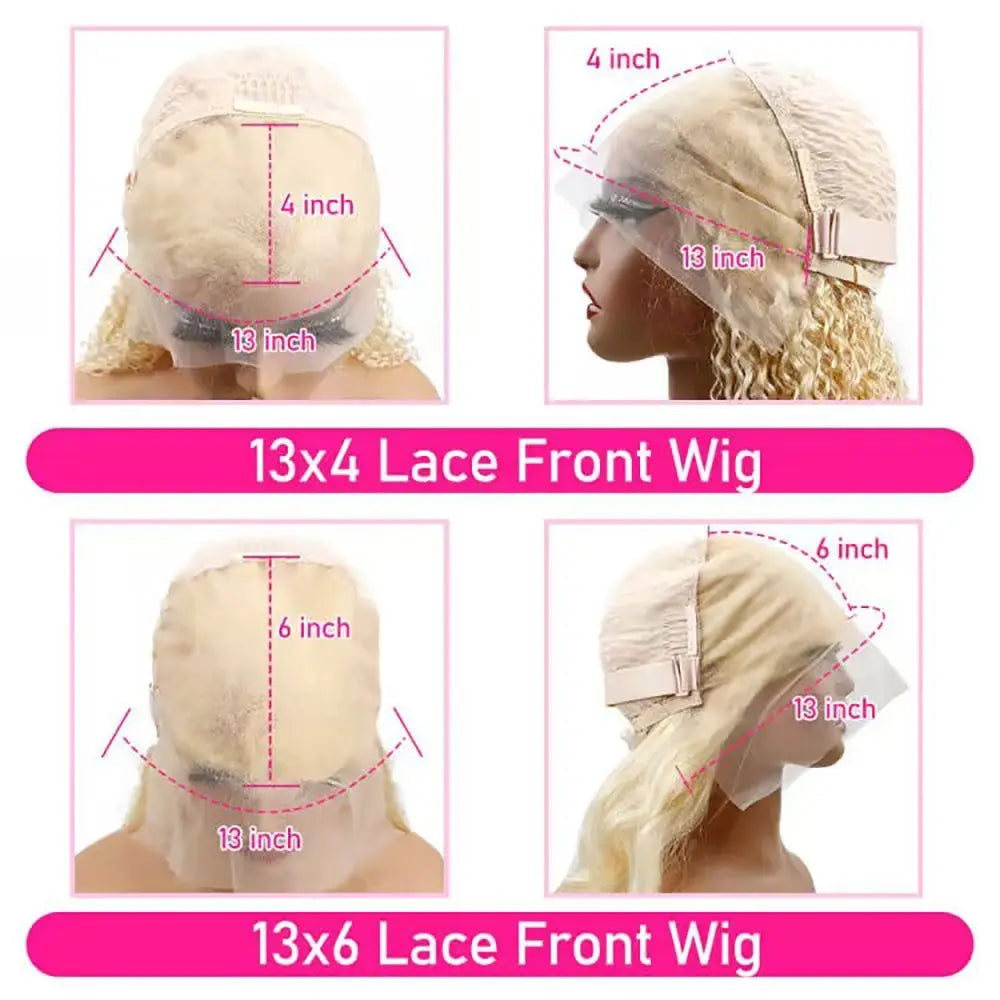 13x6 Body Wave Transparent HD 30 46 Inch 613 Honey Blonde Lace Frontal Human Hair Wig 200 Density Brazilian 13x4 Lace Front Wig Khamik Shop Online