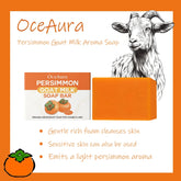 OceAura Persimmon Goat Milk Fragrance Soap Moisturizes, Moisturizes, Mildly Cleanses, Fragrances, Softens and Cares Skin Soap Khamik Shop Online