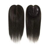 6 Colors Available Human Hair Topper Wig 4x4.5 Lace Frontal 12 Inch Hand-Tied 4 Clips 48H Ship 