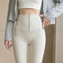 New Zipper Tummy Control Shaping Shark Leggings Women Autumn Winter Thicken Fleece Lined Tights Woman Gym Sports Warm Leggings Khamik Shop Online