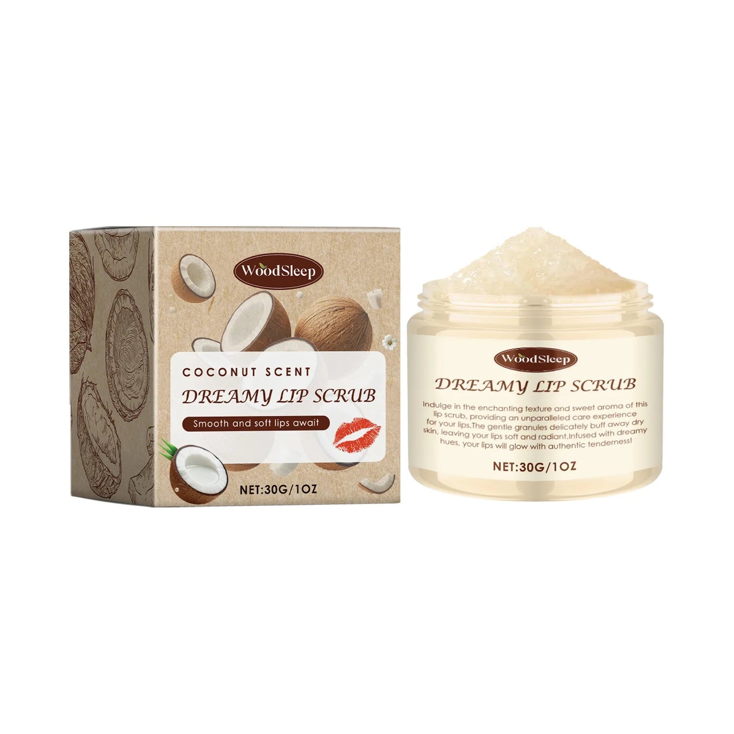 Coconut Sugar Lip Scrub Natural Organic Exfoliating Dead Skin Remover Moisturizing Lighten Dark Lips Repair Chapped Dry Lip Care Khamik Shop Online
