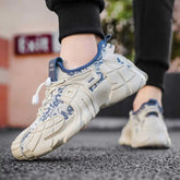 Height Increasing Normal Leather Boots Luxury Woven Shoes Basketball Men&