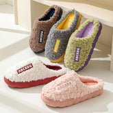 Trend Winter Couple Indoor Non-slip For Men Women Flip Flops Warm Slippers Home Slides Casual bedroom Soft Comfort Shoes Khamik Shop Online