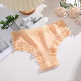 FINETOO 1Pc Sexy Cotton Brazilian Underwear Sexy Lace Panties for Women Female Low Waist Floral Lingerie Briefs Ladies Intimates Khamik Shop Online
