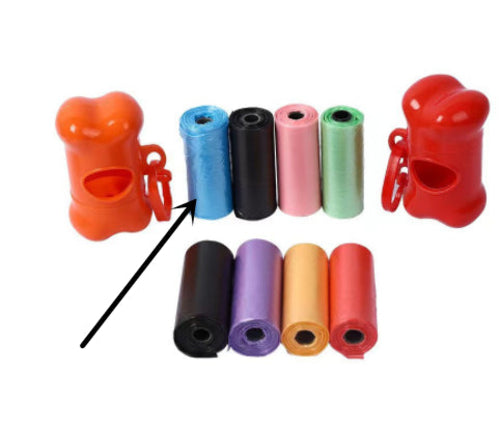 Pet Trash Bag Dog Poop Bags For Waste Refuse Cleanup Pear Daisy