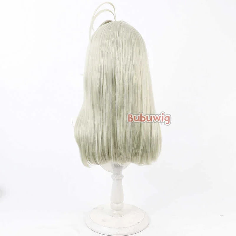Bubuwig Synthetic Hair Moria Ruruka Cosplay Wigs Star Detective Precure! Moria Ruruka 60cm Long Light Green Wig Heat Resistant Khamik Shop Online