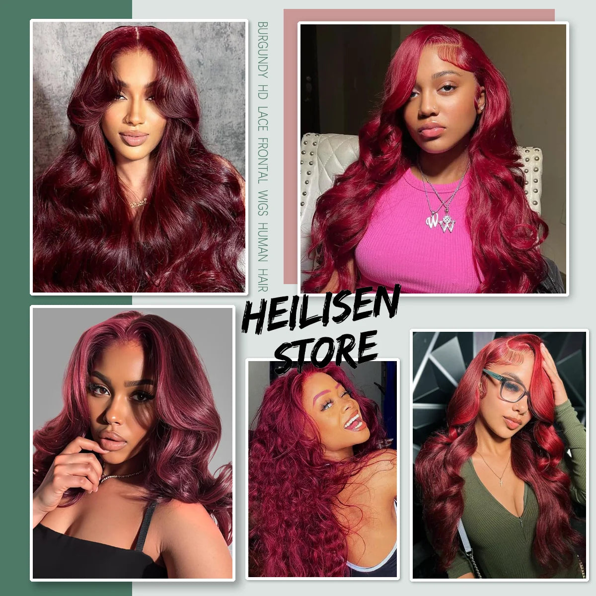 Body Wave Burgundy 40 Inches Long-length 200% High Density 13x6 13x4 HD Transparent Lace Frontal Wig Human Hair Wigs 99J Wine Red Pre Plucked Brazilian Hair For Women Khamik Shop Online
