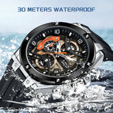 LIGE Simple Fashion Quartz Man Watch Silicone Outdoor Casual Sports Waterproof Luminous Calendar Random Gift Box Watches for Men Khamik Shop Online