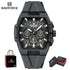 NAVIFORCE Mens Sport Watches 5ATM Waterproof Chronograph Tonneau Silicone Strap Luminous Casual Quartz Male Wristwatch Gifts box Khamik Shop Online