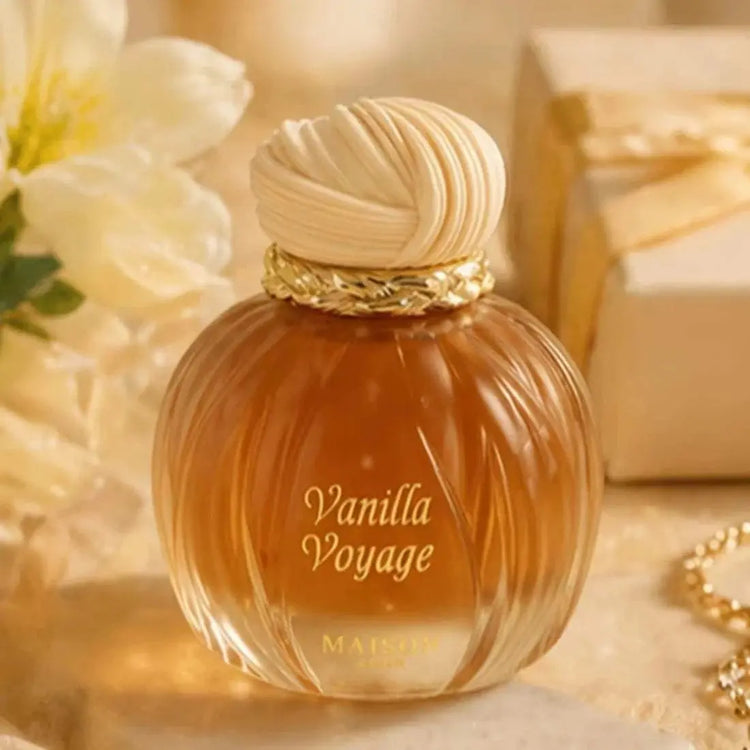 Vanilla Voyage 100ml Oriental Sweet Unisex Perfume Long-Lasting Luxurious Warm Fragrance with Caramel Jasmine Honey Amber Vanilla Musk Essence Khamik Shop Online