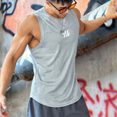 2025 newest Summer Gym Vest High Quality mesh Shirt Sleeveless T-shirts Men Tank Tops running Fitness Sports Vest men Clothing Khamik Shop Online