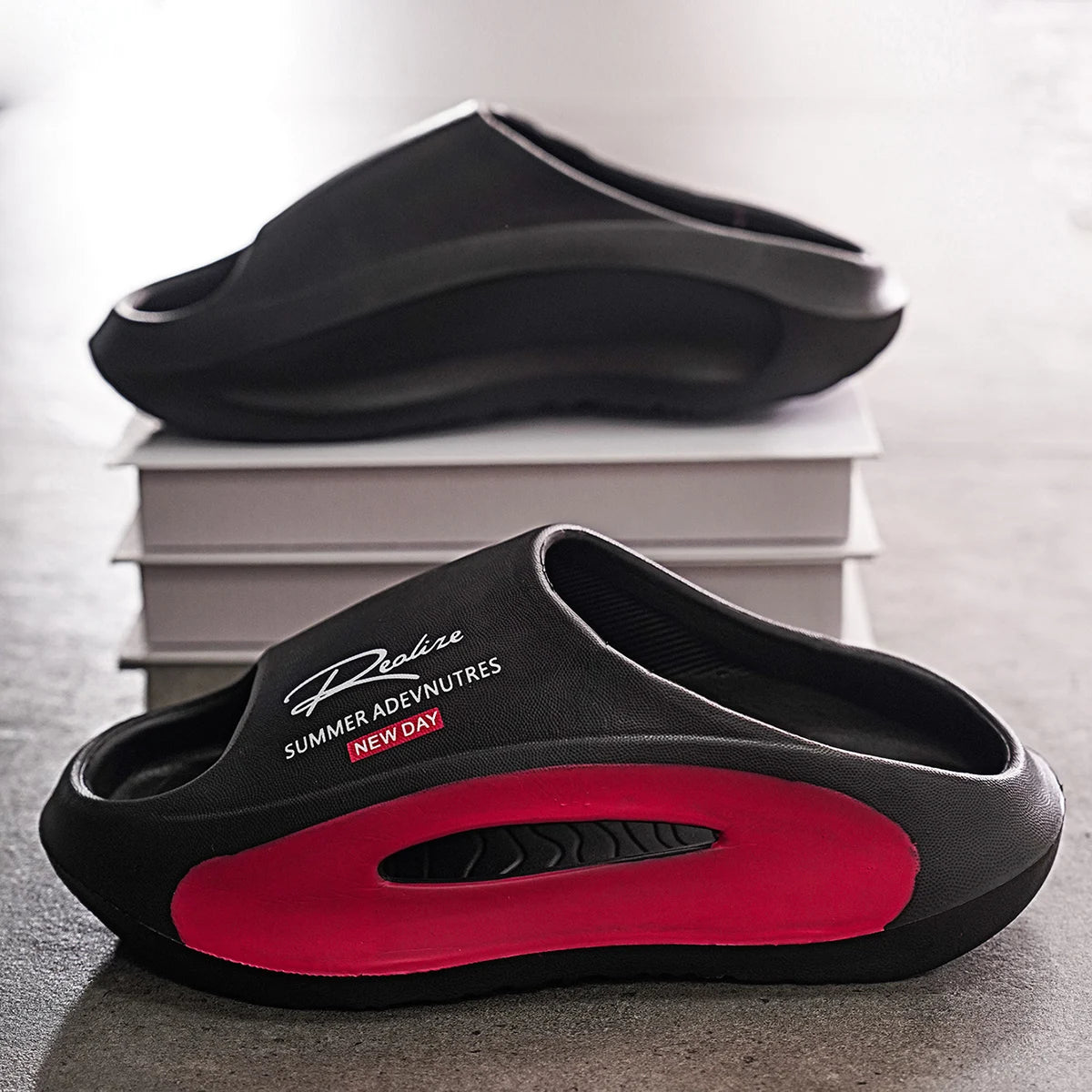 Unisex Casual Four Seasons Slippers Sandals Women Comfortable Home Slippers Breathable Slip-On Shoes For Women And Men Shoes Khamik Shop Online