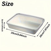 3pcs Stainless Steel Food Containers & Lunch Box, Leakproof Stackable Clear Lids, Kitchen Items and Accessories for Camping Khamik Shop Online
