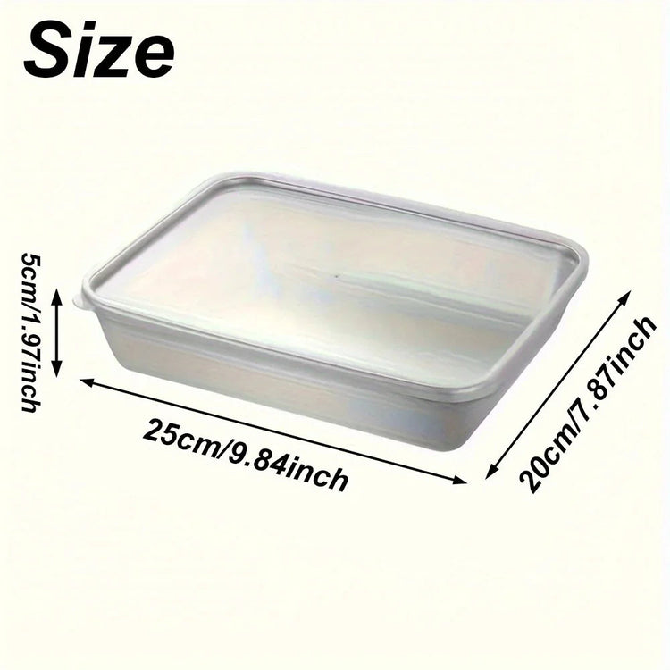 3pcs Stainless Steel Food Containers & Lunch Box, Leakproof Stackable Clear Lids, Kitchen Items and Accessories for Camping Khamik Shop Online