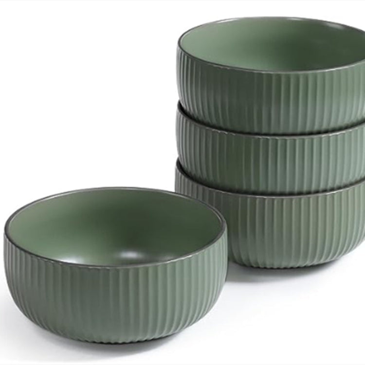 Ceramic Bowls For Kitchen, 46oz Bowl Set Of 4 For Cereal, Salad, Pasta CJDropshipping