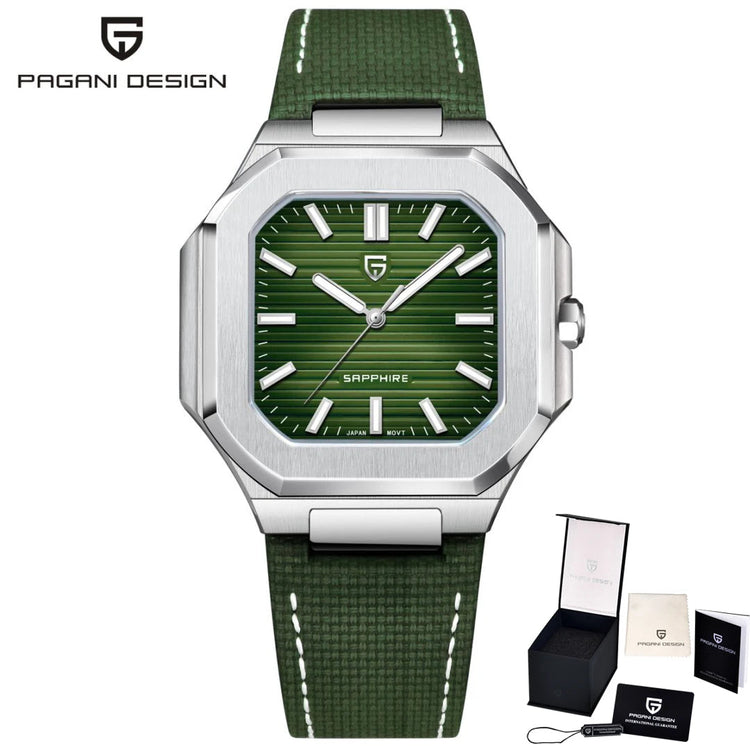 PAGANI DESIGN Fashion Square Business Quartz Men&