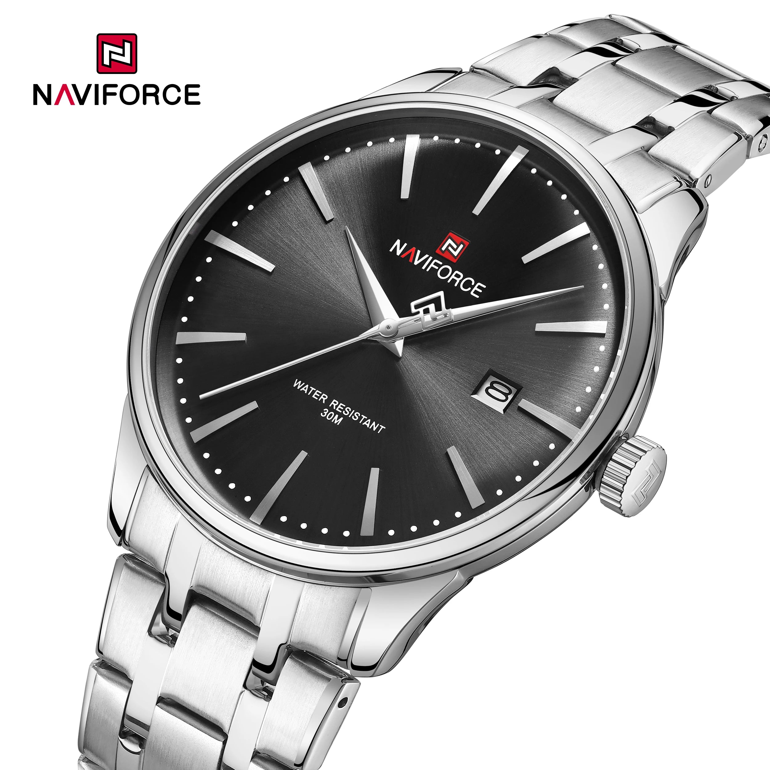 Luxury Men'S Calendar Watches Waterproof Fashion Business Stainless Steel Strap Quartz Wristwatches Relogio Masculino