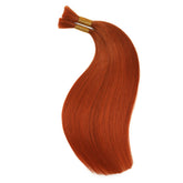 100% Real Human Hair Bulk Blonde no Weft Honey Hair Bulks Vietnamese Virgin Hair Straight Weaving Hair for Braiding Khamik Shop Online