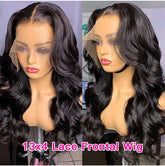 Burmese Hair Body Wave 4x4 Transparent Lace Closure Human Hair Wig 30 Inch 13x4 Lace Front Wig Pre-Plucked With Baby Hair Khamik Shop Online